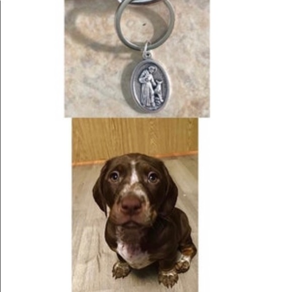 Sterling silver plated 18” with a St. Francis medal and crucifix. - Picture 3 of 11